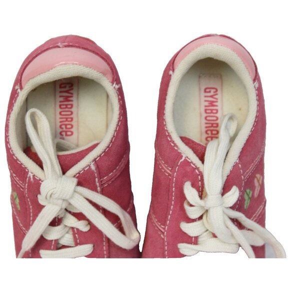 2006 Gymboree Mix N Match Suede Sneakers Shoes sz 12 Heart Argyle Tennis BTS Fal - Picture 8 of 10